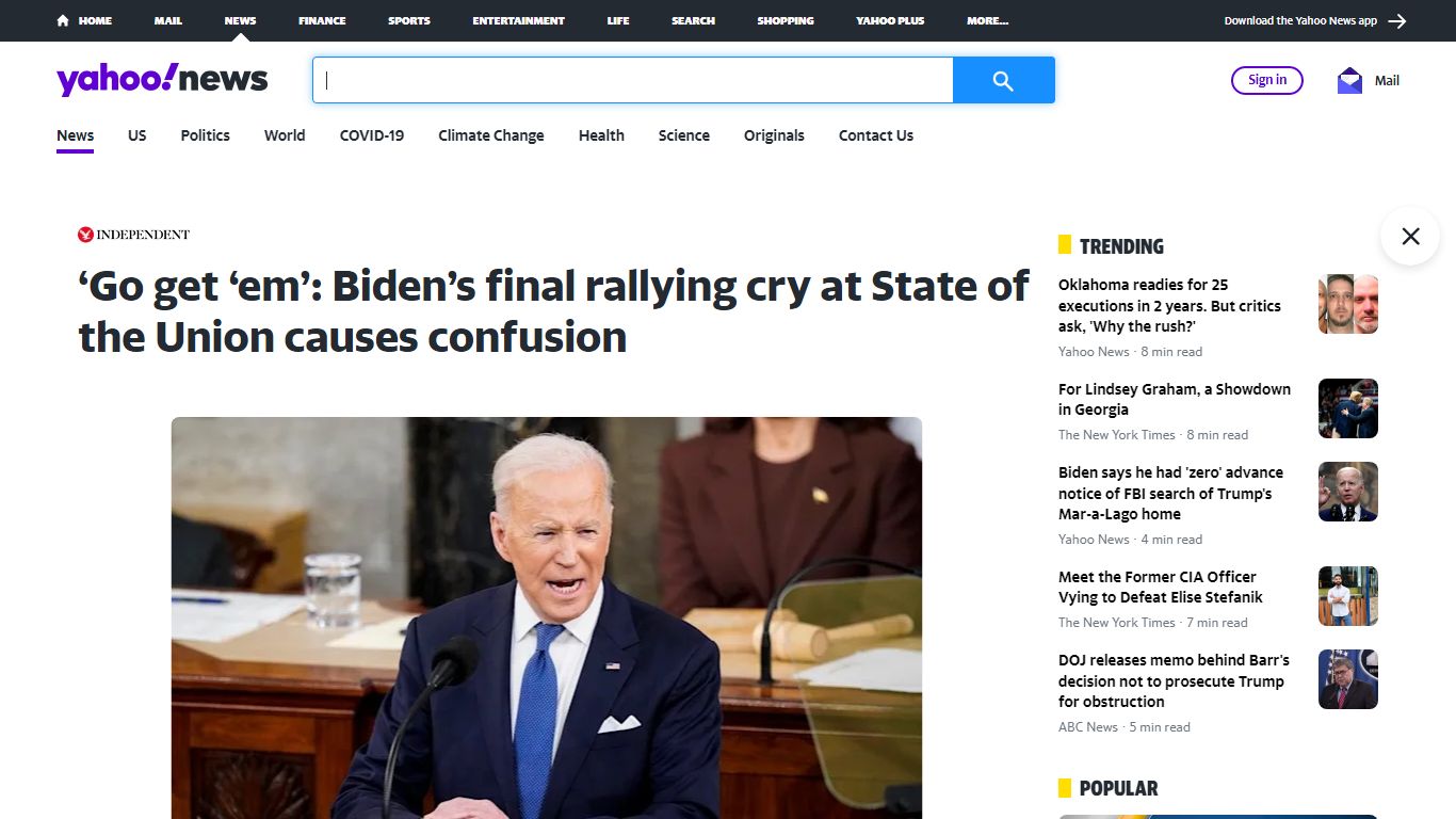 ‘Go get ‘em’: Biden’s final rallying cry at State of the Union causes ...